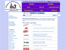 Tablet Screenshot of albanytroylions.penniesatatime.com